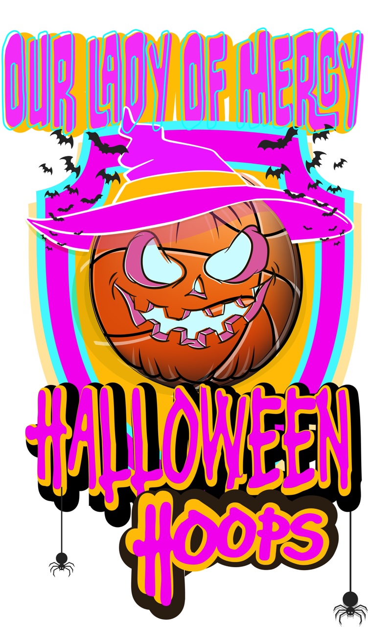 Halloween Hoops Logo